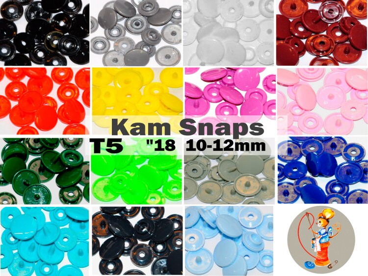 KAM Snaps T3 T5 T8 Plier Kit for Plastic Kam Snaps Button Closure