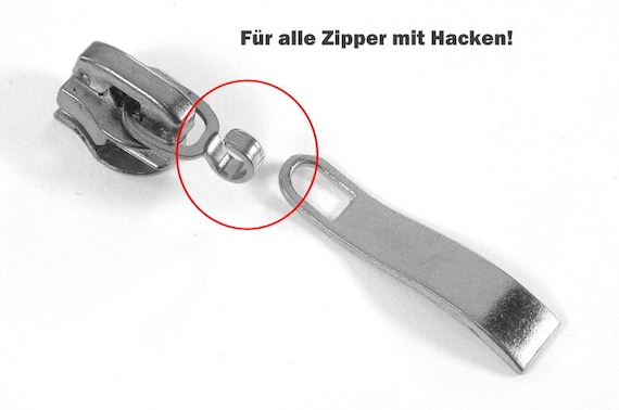 QUCUMER 24 Set Reißverschluss Ersatzteile Oben Reißverschlussstopper 3