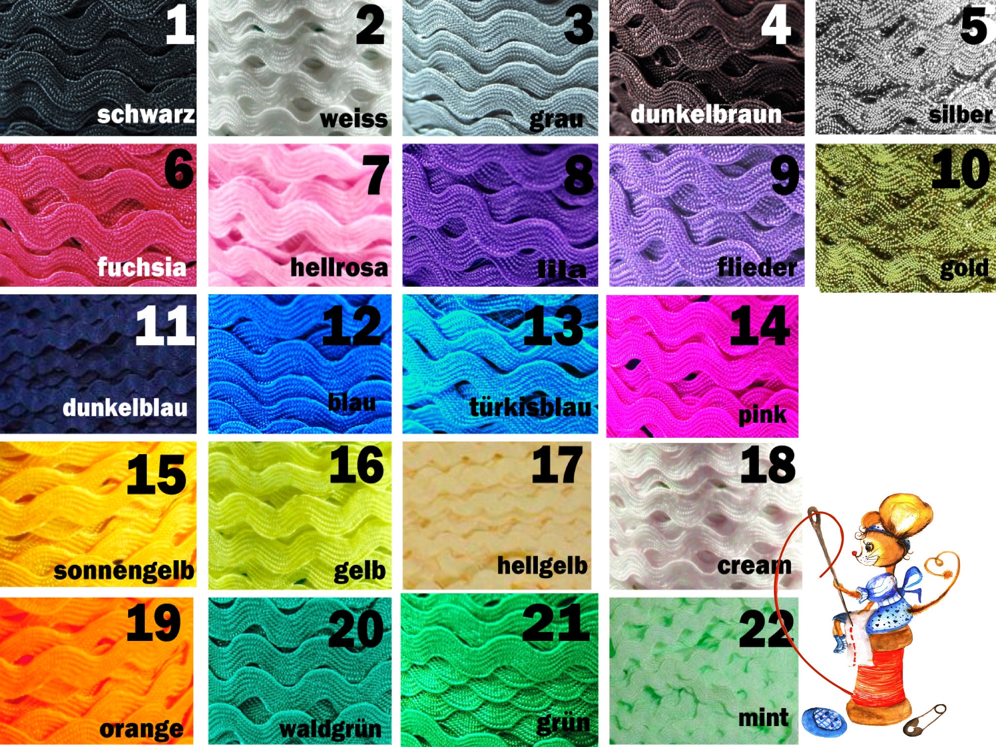 Zackenlitze strand wave band for school bag, creatively wrap Christma…
