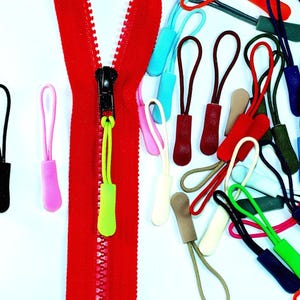 Zipper pull with cord loop | Replacement zipper pulls for jackets, bags & backpacks
