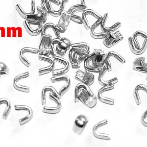 20 St. Klammer 5mm Stopper Stopps Reißverschlüss kürzen für endlose Reißverschlüsse Meterware Zipper zip zipit stops reißverschluss endlos Bild 2