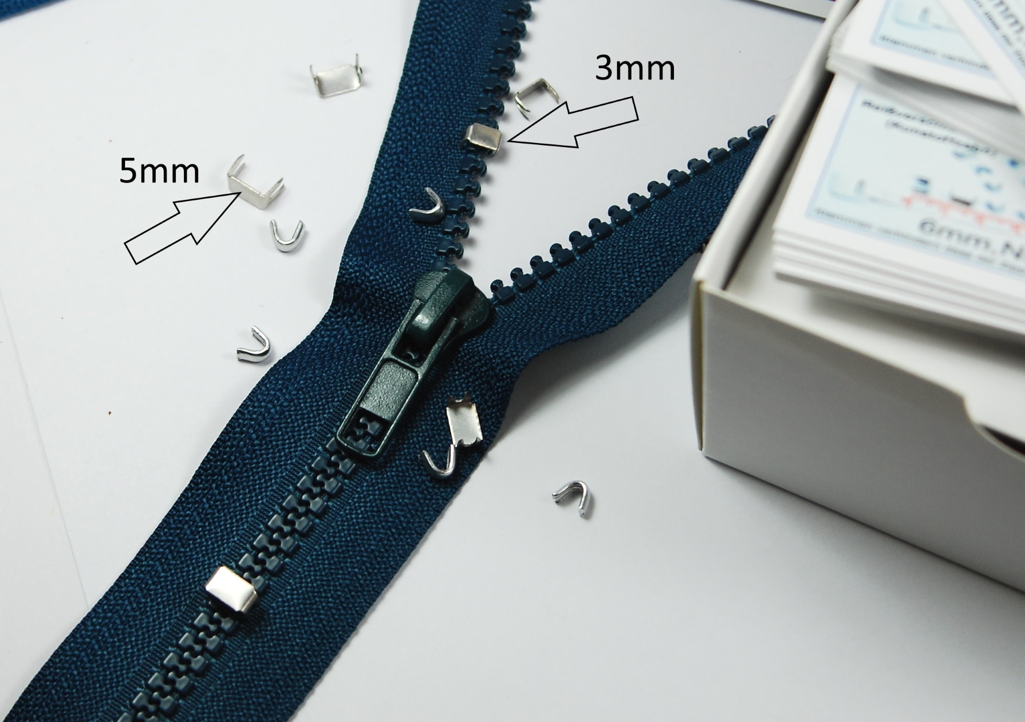 20pcs Clamp 5 Mm Stopper Stops Shorten Zip Lock for Endless Etsy UK