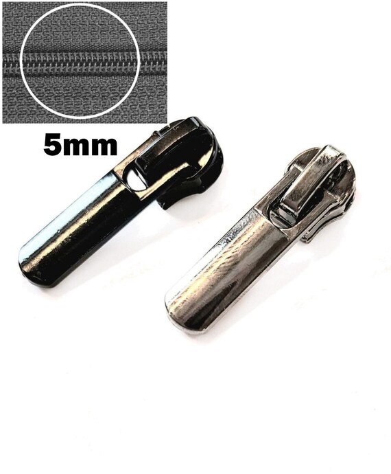 Zipper slider replacement zipper mm N5 for zippers nylon spiral repair  sewing exchange jackets zipper
