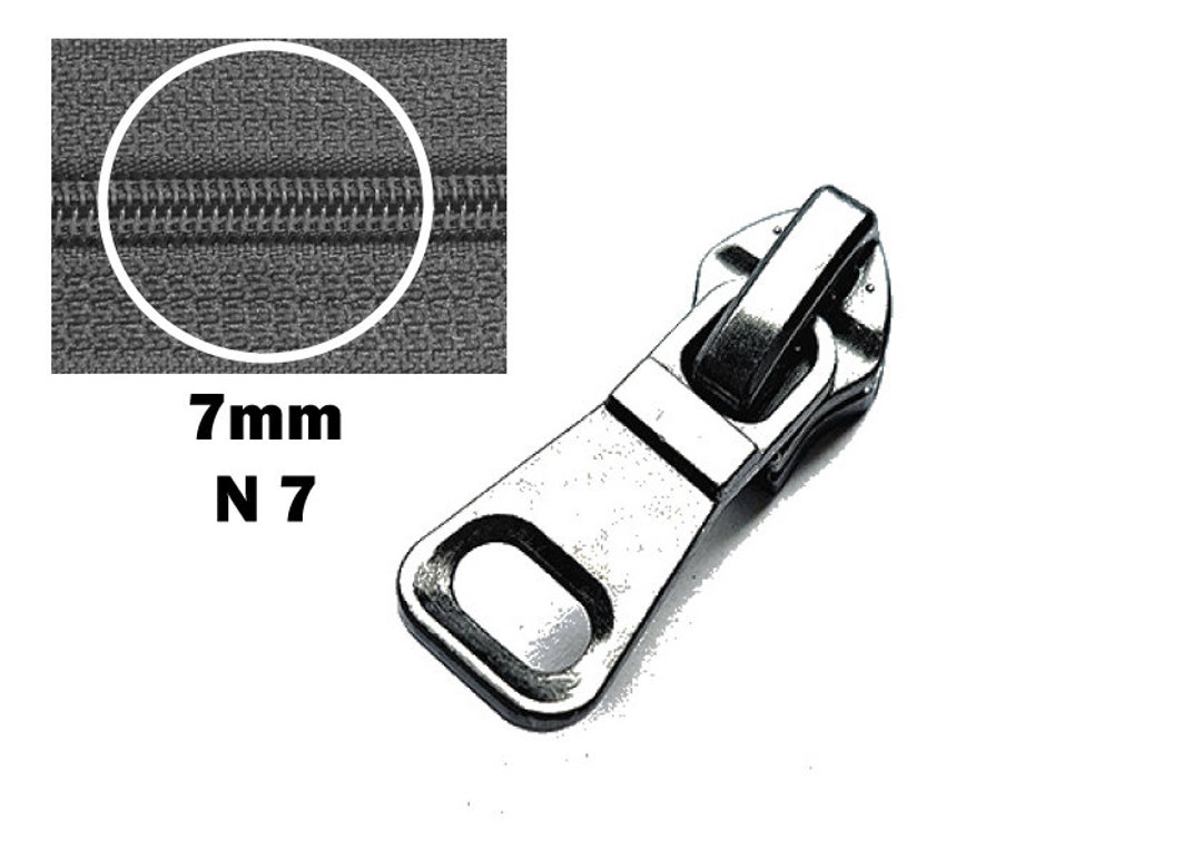 Zipper Slider 7 Mm Nylon Zipper Repair Exchange Oxide Nickel Etsy UK