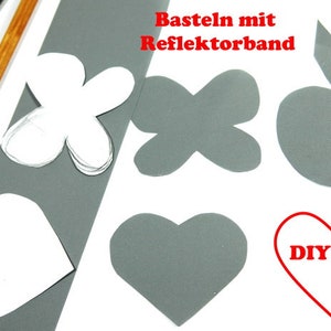 Reflekorband reflektierend
Breite 50mm
leuchtet im Dunkel
Farbe grau