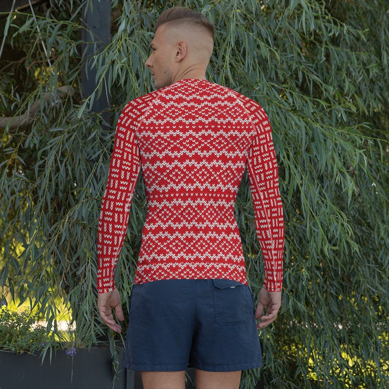 Christmas Holiday Attire Rash Guard Vest Rashie Sports Etsy