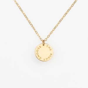 14k Gold gefüllte CTR Halskette: LDS Taufgeschenk, 16 in