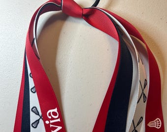 Sportliches Tail Lacrosse Schleifchen