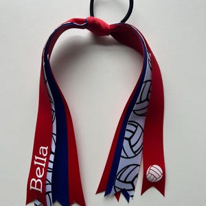 Sporty Tail Volleyball Ribbons