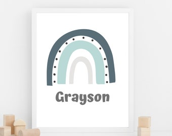 Baby Gift Personalized Neutral boho nursery print Boho decor neutral Boho nursery decor girl Boho nursery decor boy Boho nursery wall decor