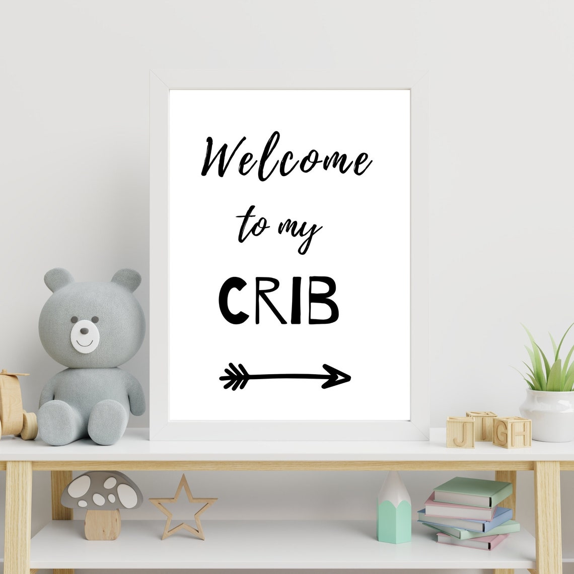 Nursery Decor Boy Nursery to My Crib Sign Nursery Etsy