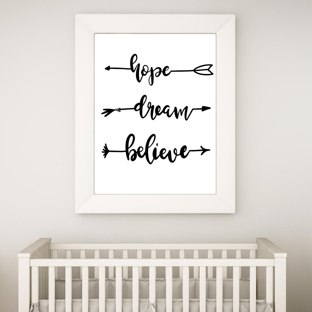 Inspirational Nursery Decor, Quote Wall Art, Nursery Print, Quotes ...
