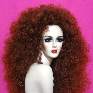 CHAKA KHAN WIG: Lace Front Wig, 1980s Wig, Costume Wig, Double-Stacked Drag Queen Wig, Heat-Resistant Wig, Custom, Made to Order, Styled Wig