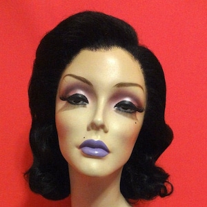 1930s 1940s DITA VON TEESE FingerWave Lace Front Wig Custom Made to Order Hand Styled Ready to Wear Retro Pinup Theatre Fashion Drag Cosplay
