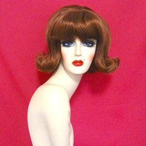 GINGER GRANT WIG: Gilligan’s Island Wig, Tina Louise Wig, 1960s Wig, Costume Wig, Flip Wig, Heat Resistant Custom, Made to Order, Styled Wig
