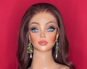 BODY WAVE Natural Styled Wig, Lace Front, Made to Order