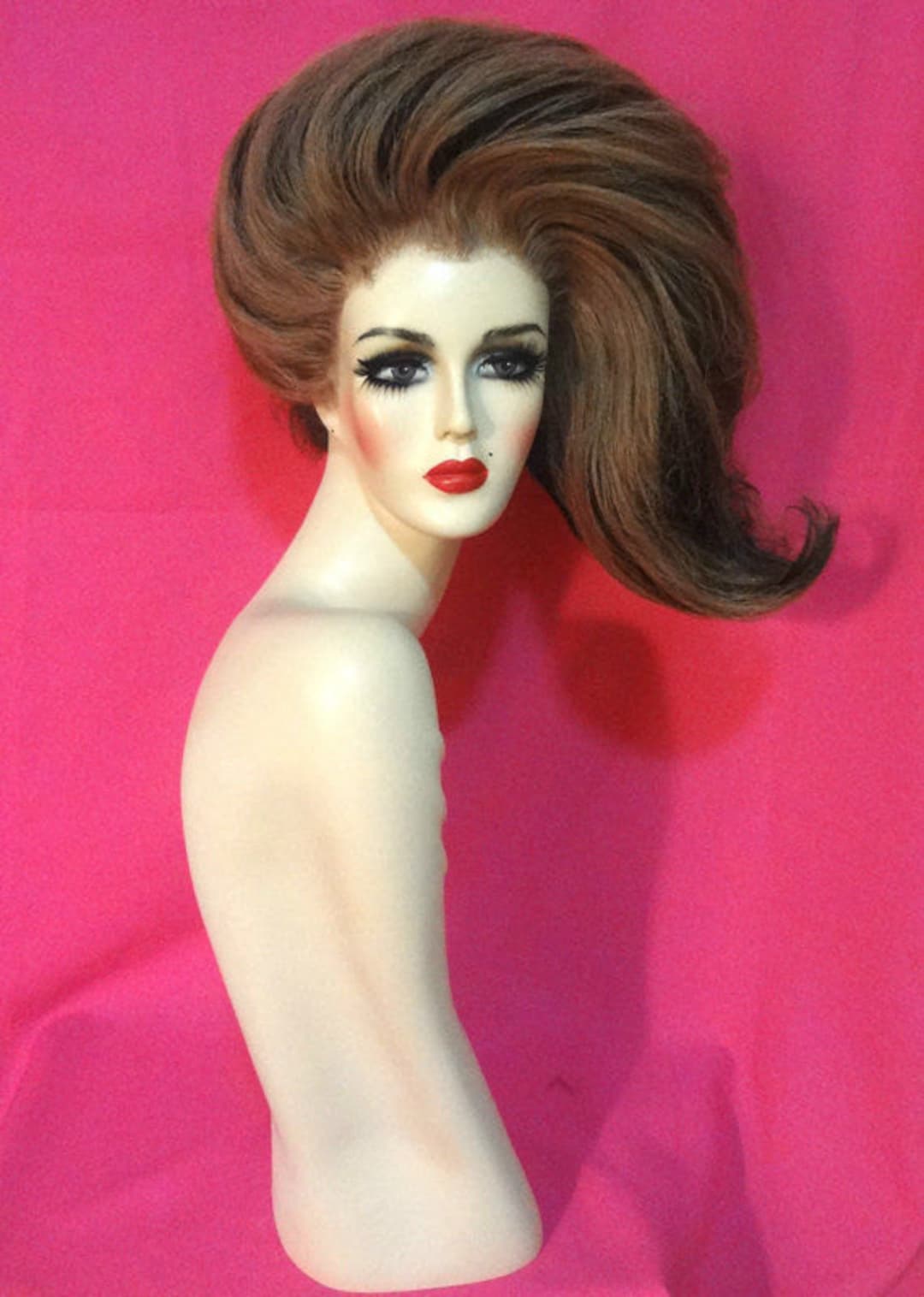 1960s VELMA VON TUSSLE Hairspray Beehive Lace Front Wig Custom Made To 1960s-velma-von-tussle-hairspray-beehive-lace-front-wig-custom-made-to