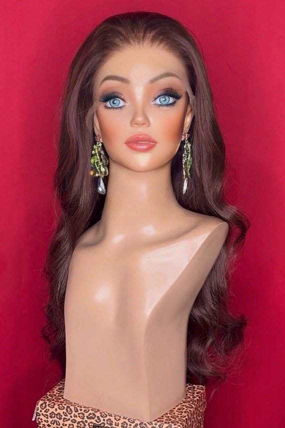 BODY WAVE Natural Styled Wig, Lace Front, Made to Order - Etsy display picture 1