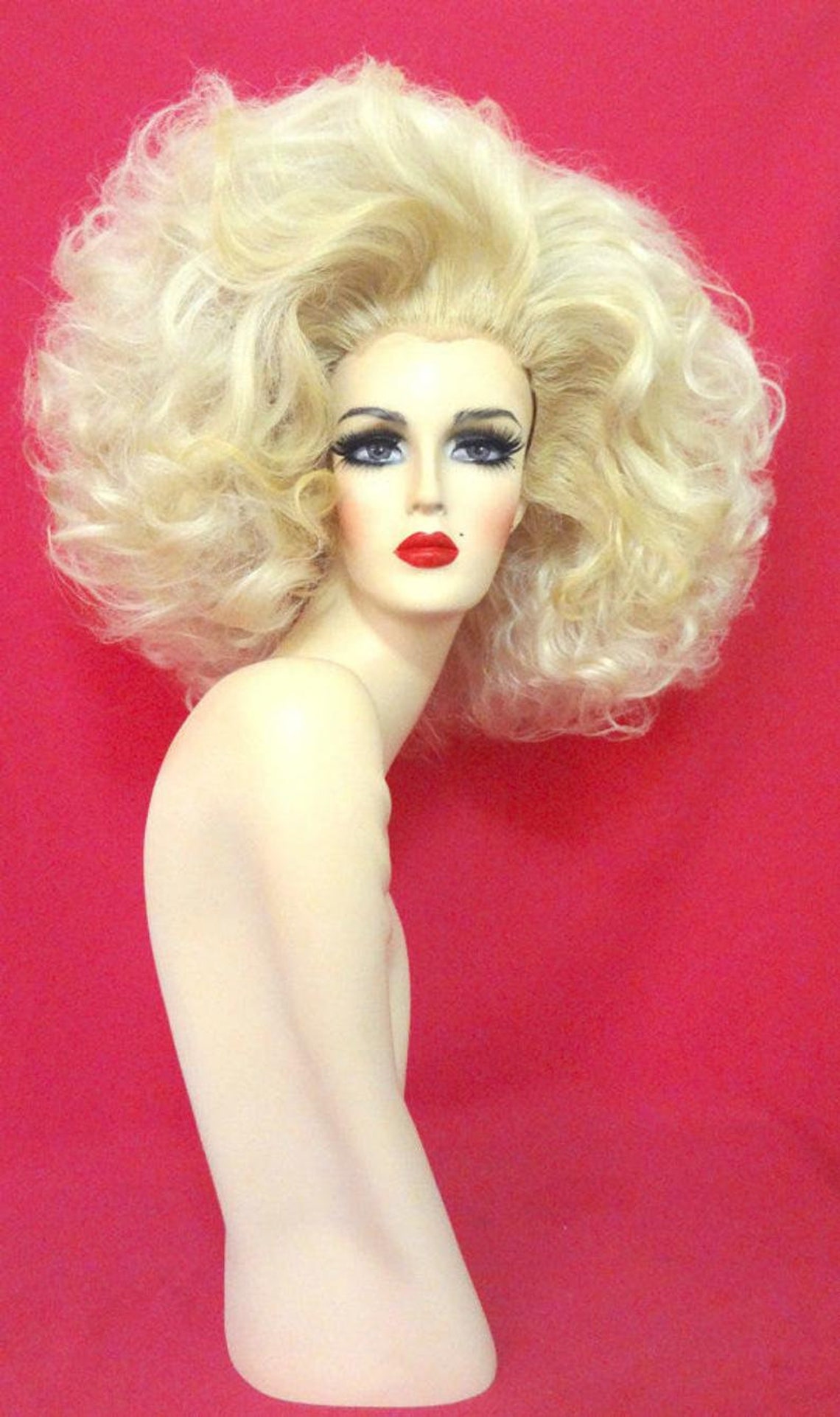 RUPAUL Lady GAGA WIG Lace Front Drag Queen Double Stack Wig Etsy