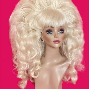 LADY BUNNY WIG: Beehive Wig, 1960s Wig, Costume Wig, Double-stacked ...