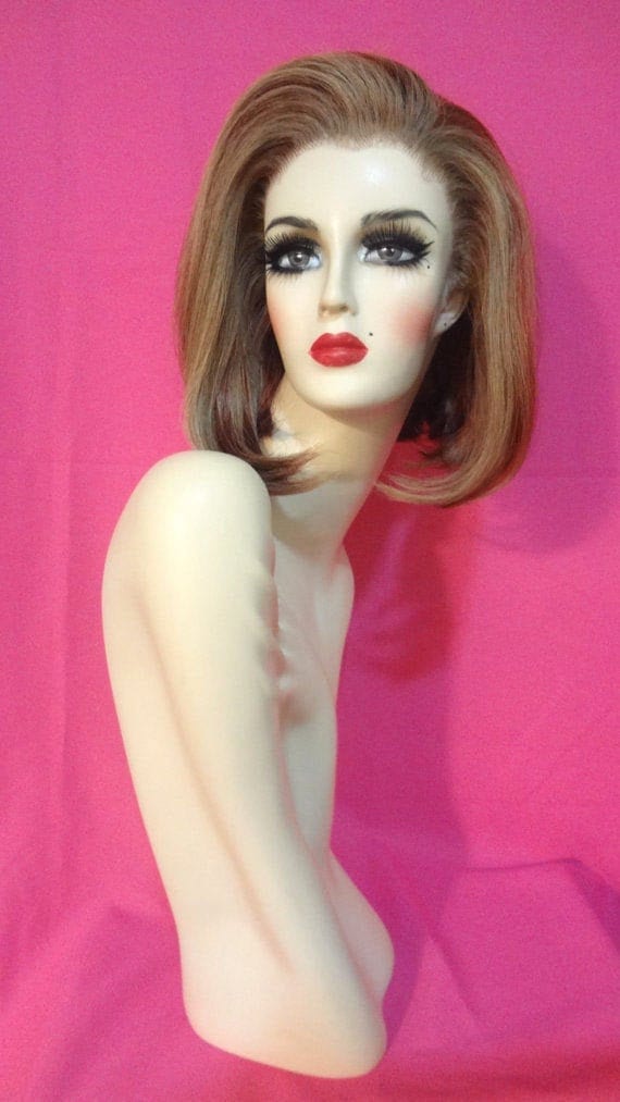 DANA SCULLY X-FILES 1990s Styled Character Costume Wig, Lace Front, Made to Order
