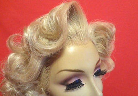 Blonde 1950s wig online