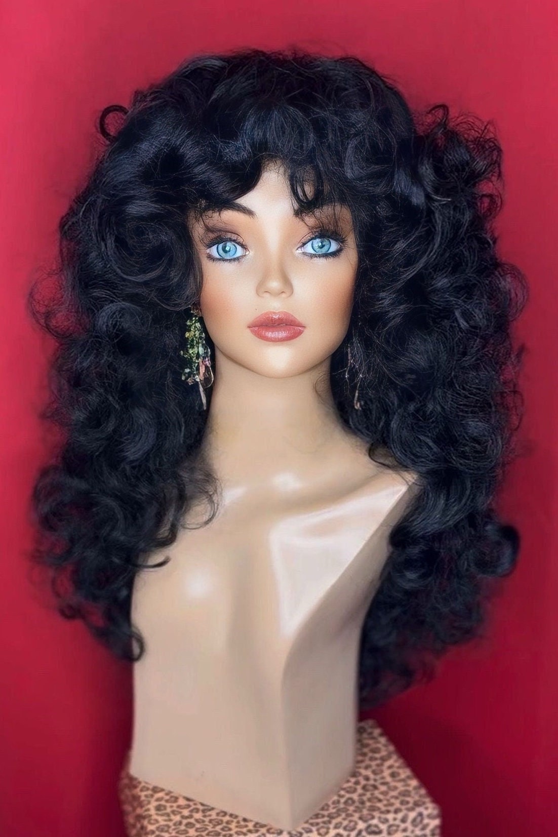 SZA DONNA SUMMER 1970s Disco Curls Styled Synthetic Costume  display picture 2