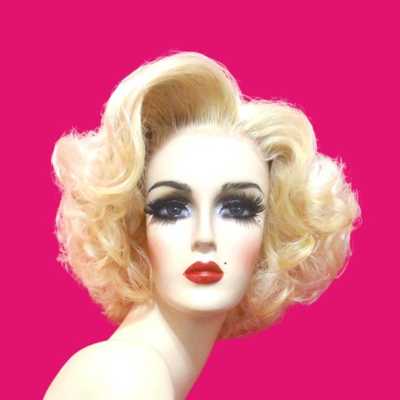 MARILYN MONROE 1950s Styled Lace Front Wig, Celebrity  display picture 1