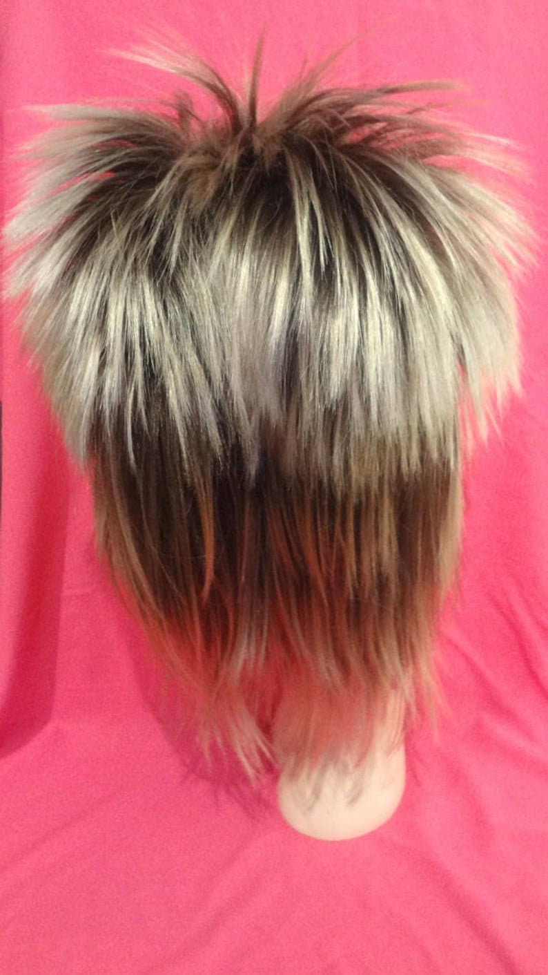 TINA TURNER WIG Drag Queen Wig Mixed Blonde Big Bangs Fringe | Etsy