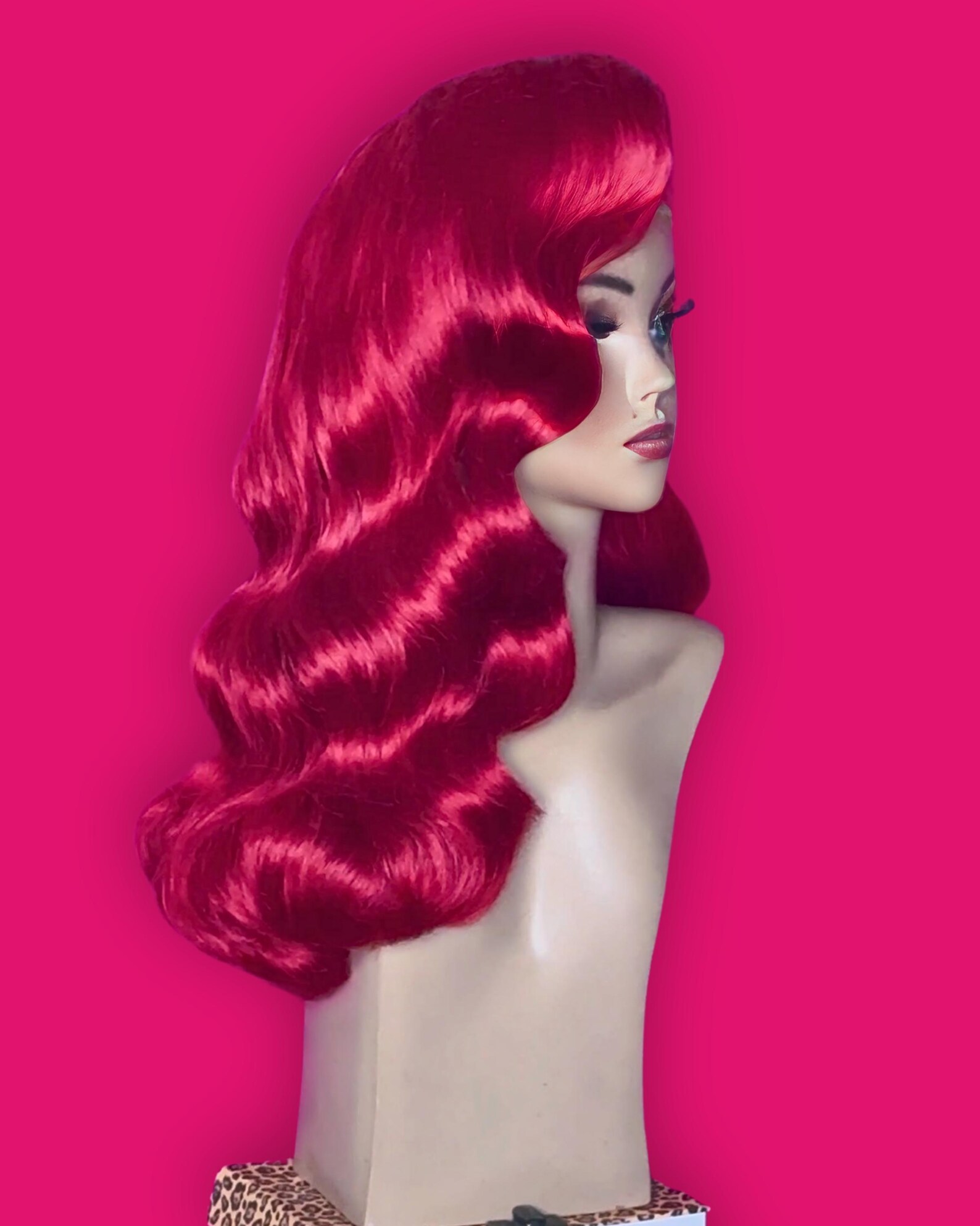 Jessica Rabbit Sculpted JESSICA RABBIT 1940s Old Hollywood Sculpted Waves Lace Front Wig — Made ...