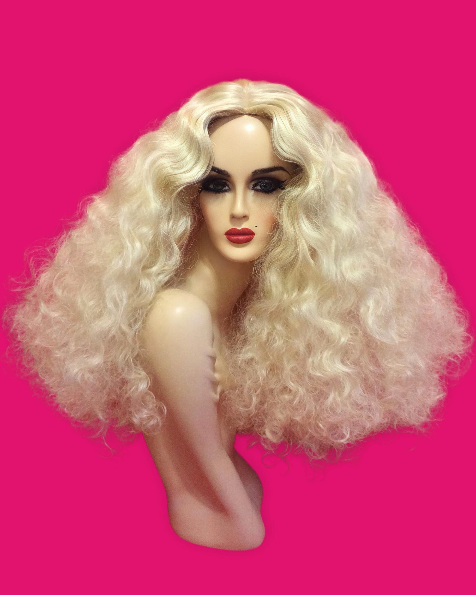 STUDIO 54 1970s Disco Big Hair Glamour Wig (lace Front Available ...