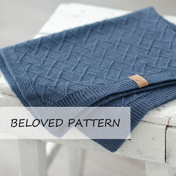 Knit Baby Blanket Etsy