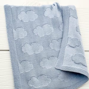 Cloud Baby Blanket Knitting Pattern – Reversible, Elegant & Beginner-Friendly - PDF in English