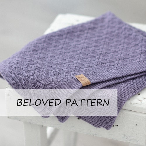 Easy Knitted Blanket Pattern Etsy