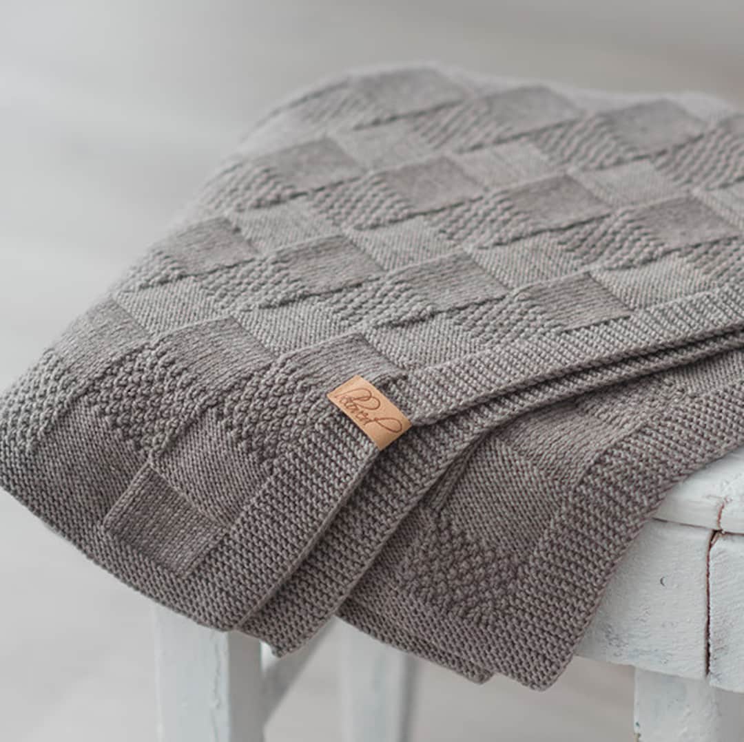 Mantita Tejido Dos Agujas Cobijas Para Bebe Patron Manta Mantita