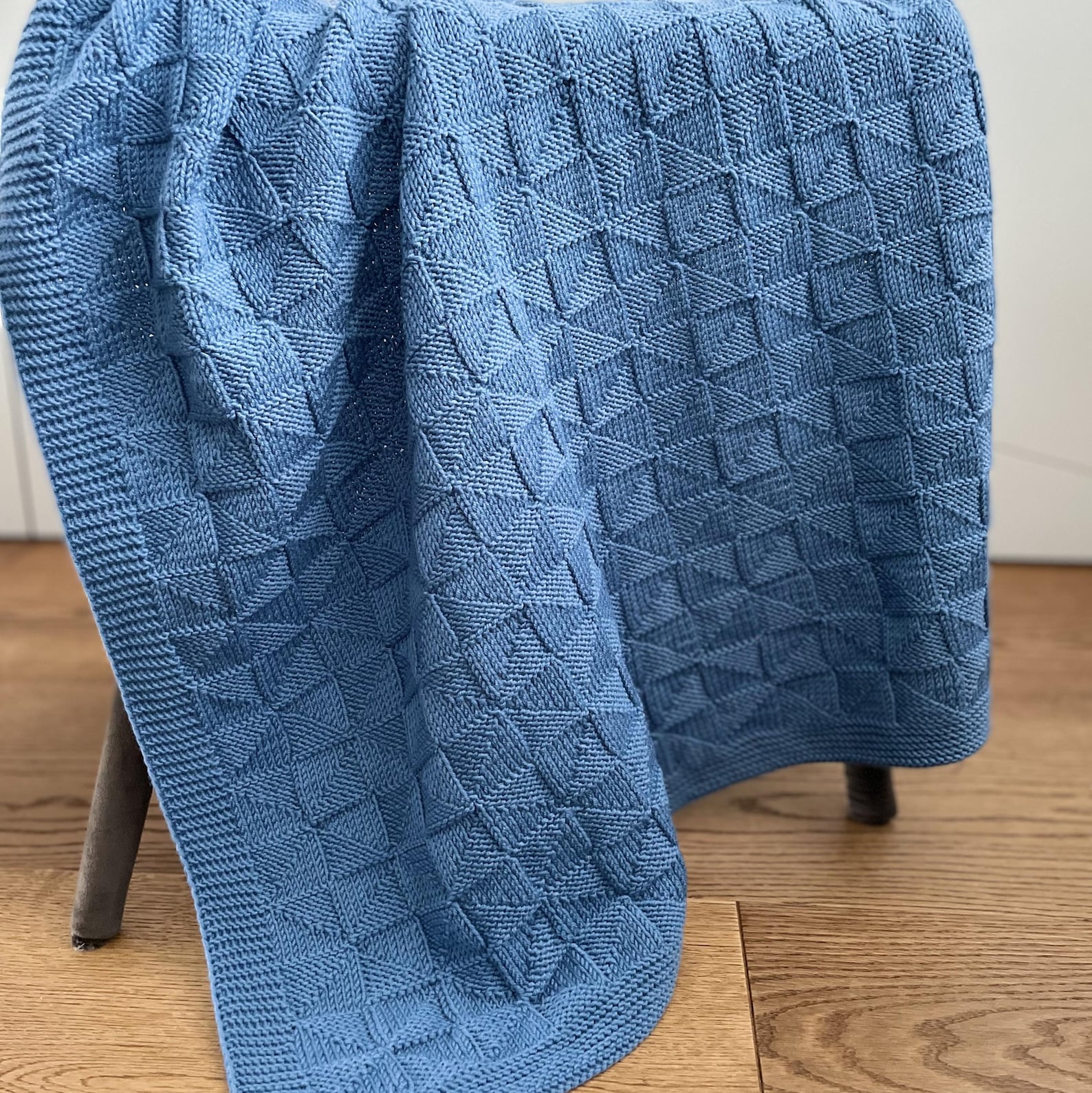 Pinwheel Baby Blanket Knitting Pattern – Easy & Reversible Design, ENG ...