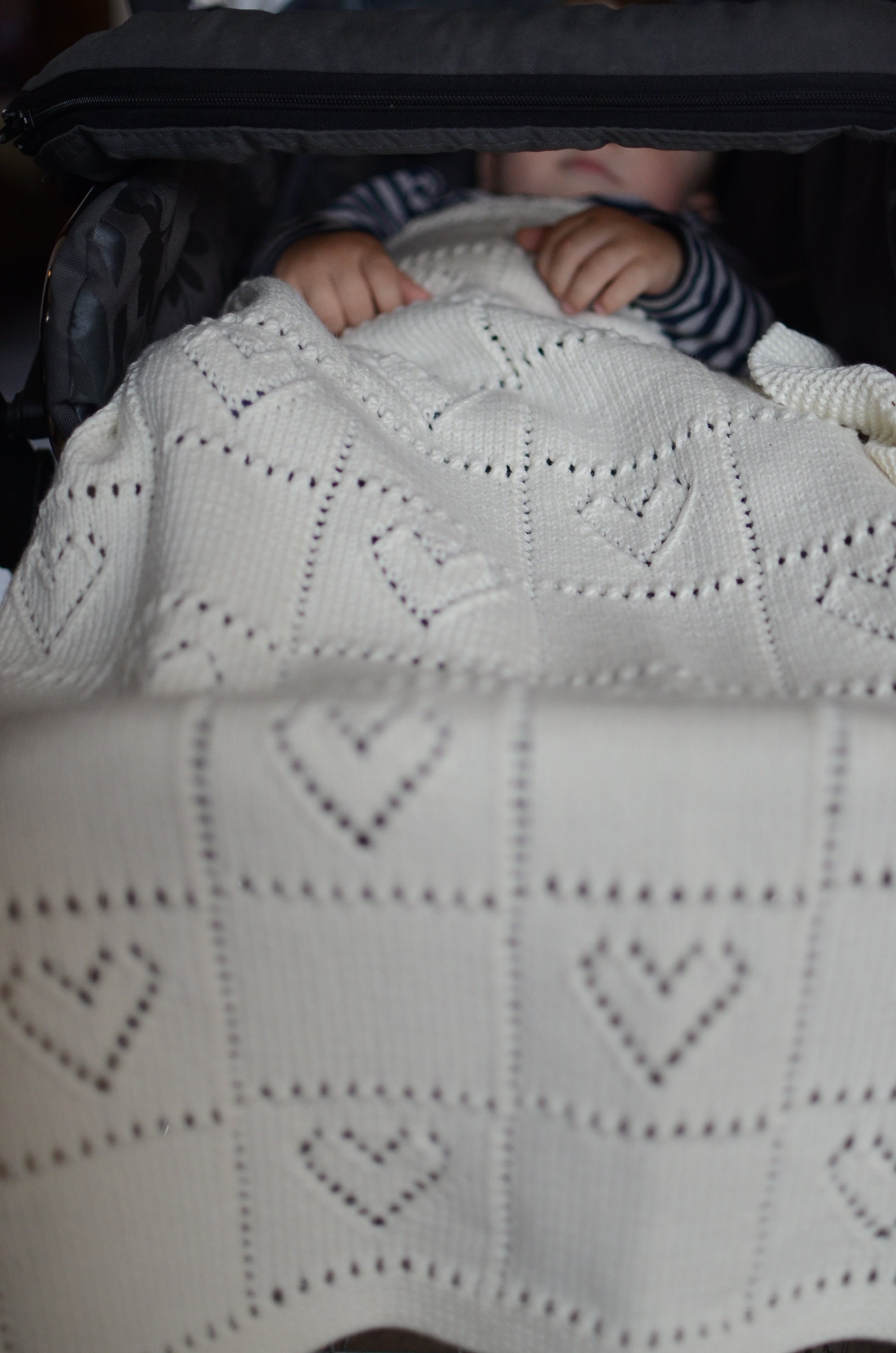 Heart Baby Blanket Knitting Pattern – Cozy & Sweet Knit, Beginner ...