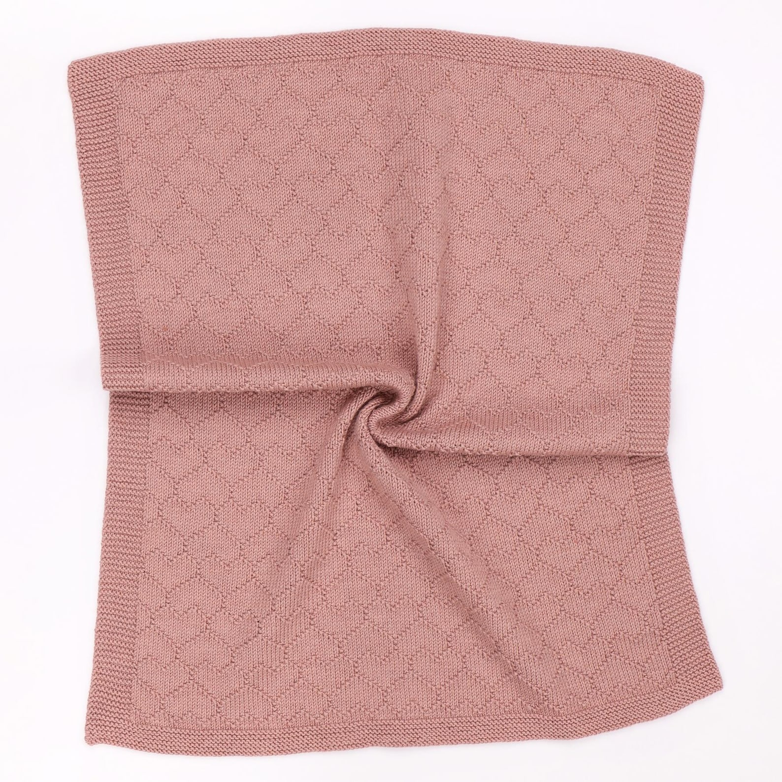 Heart Baby Blanket Knitting Pattern – Newborn Knit Throw Tutorial for ...