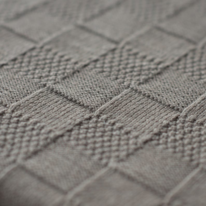 Best Knitted Blanket Patterns Collection of FOUR Blanket Etsy