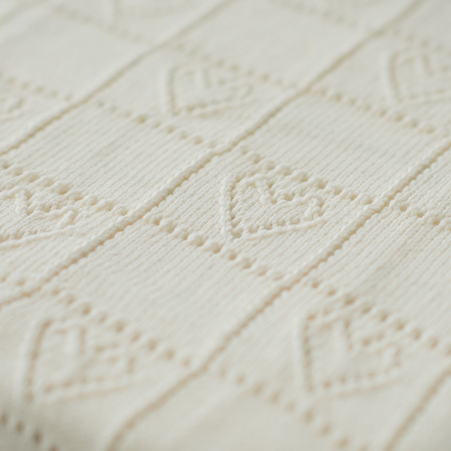 Heart Baby Blanket Knitting Pattern – Cozy & Sweet Knit, Beginner ...