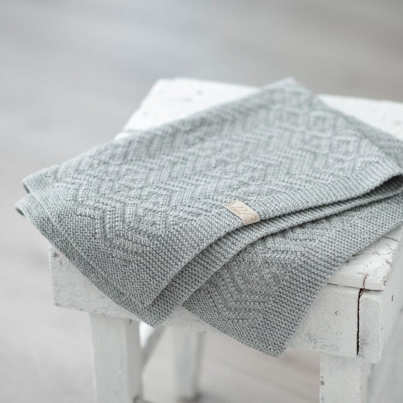 Zig Zag Chevron Blanket Knitting Pattern Knit Purl Baby Blanket Pattern Etsy Canada