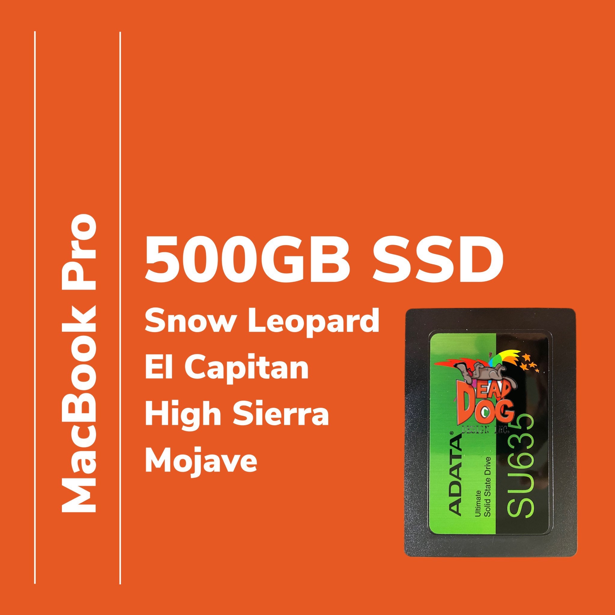 500GB SSD Hard Drive Preloaded With Mac OS for Macbook Pro - Etsy