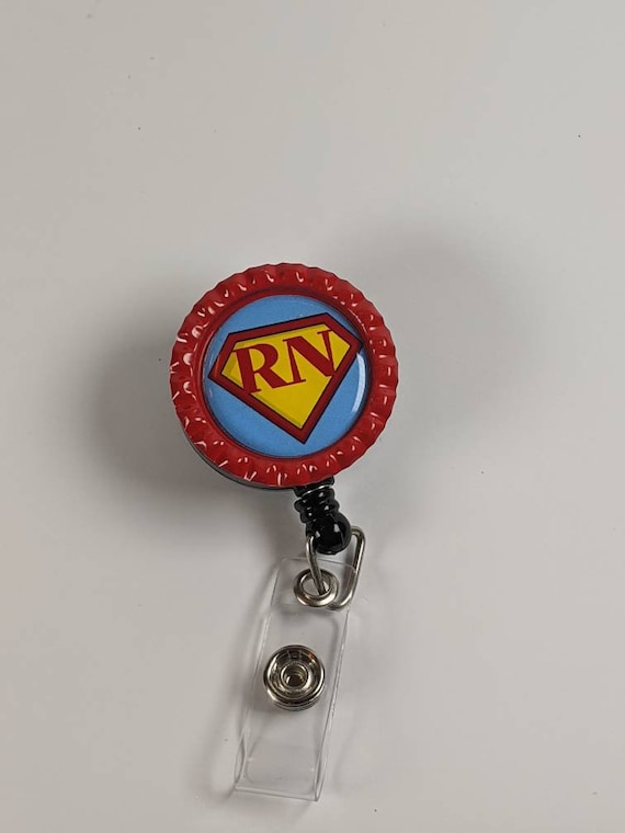 Nurses Are Super Heroes / RN Superman Superwoman / Badge Reel | Etsy