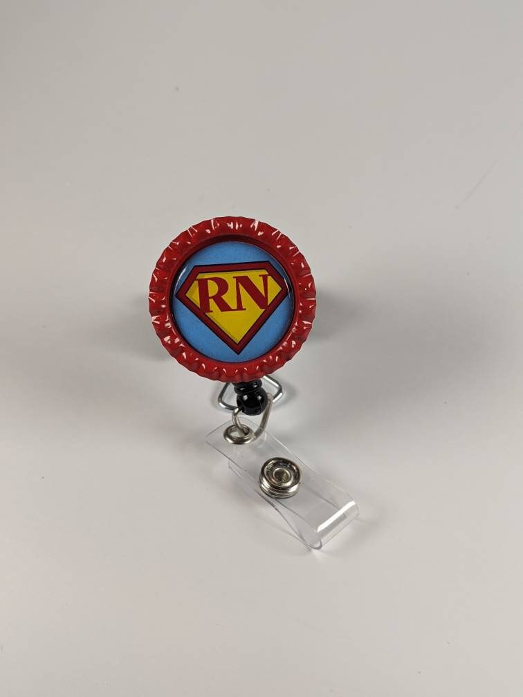 Nurses Are Super Heroes / RN Superman Superwoman / Badge Reel - Etsy