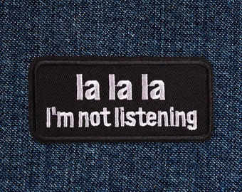 la la la im not listening patch patch