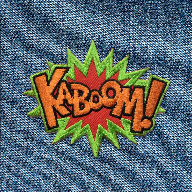 Comic Style KABOOM Patch