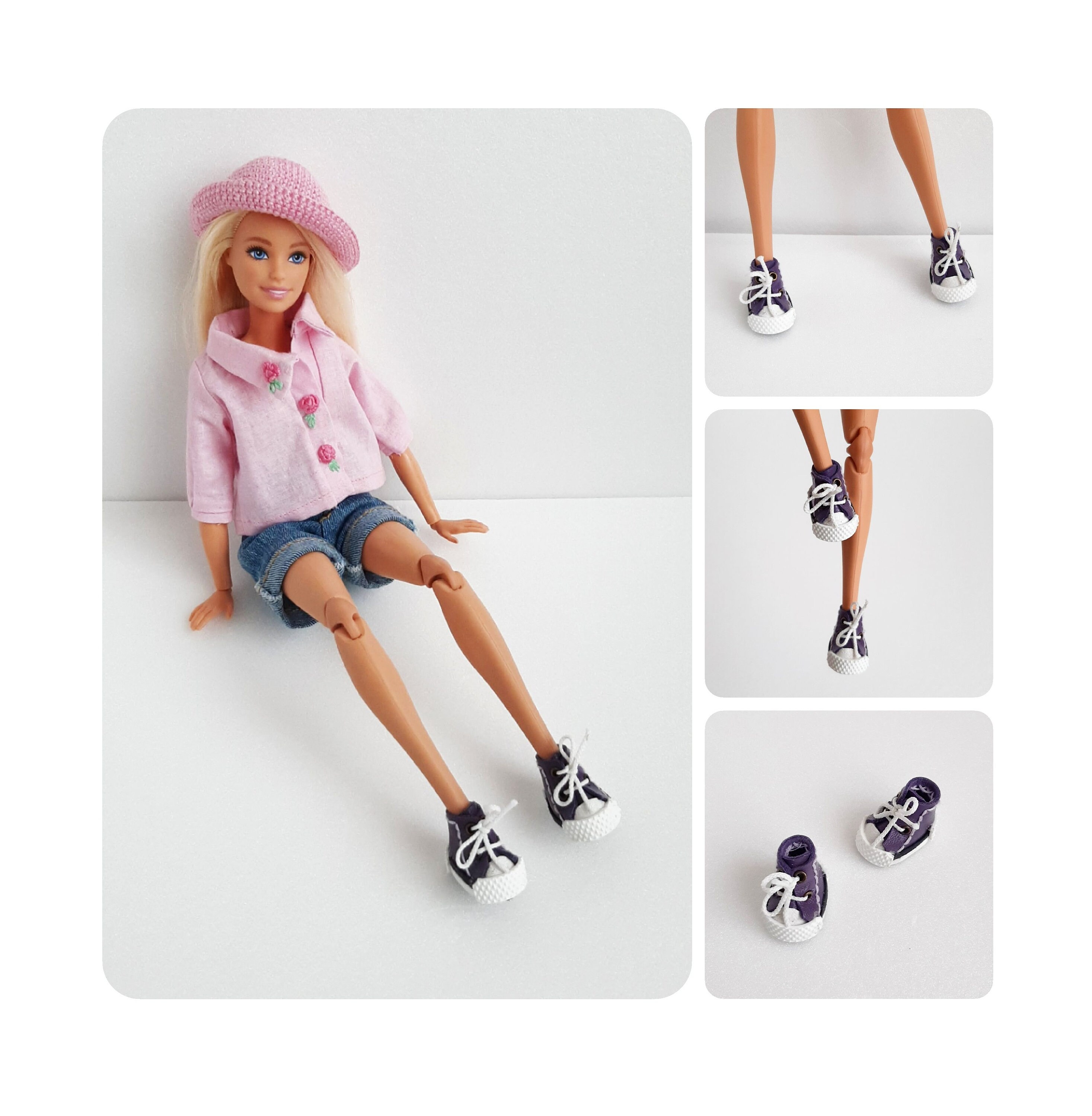 Barbie sneakers. Barbie shoes. Barbie boots | Etsy