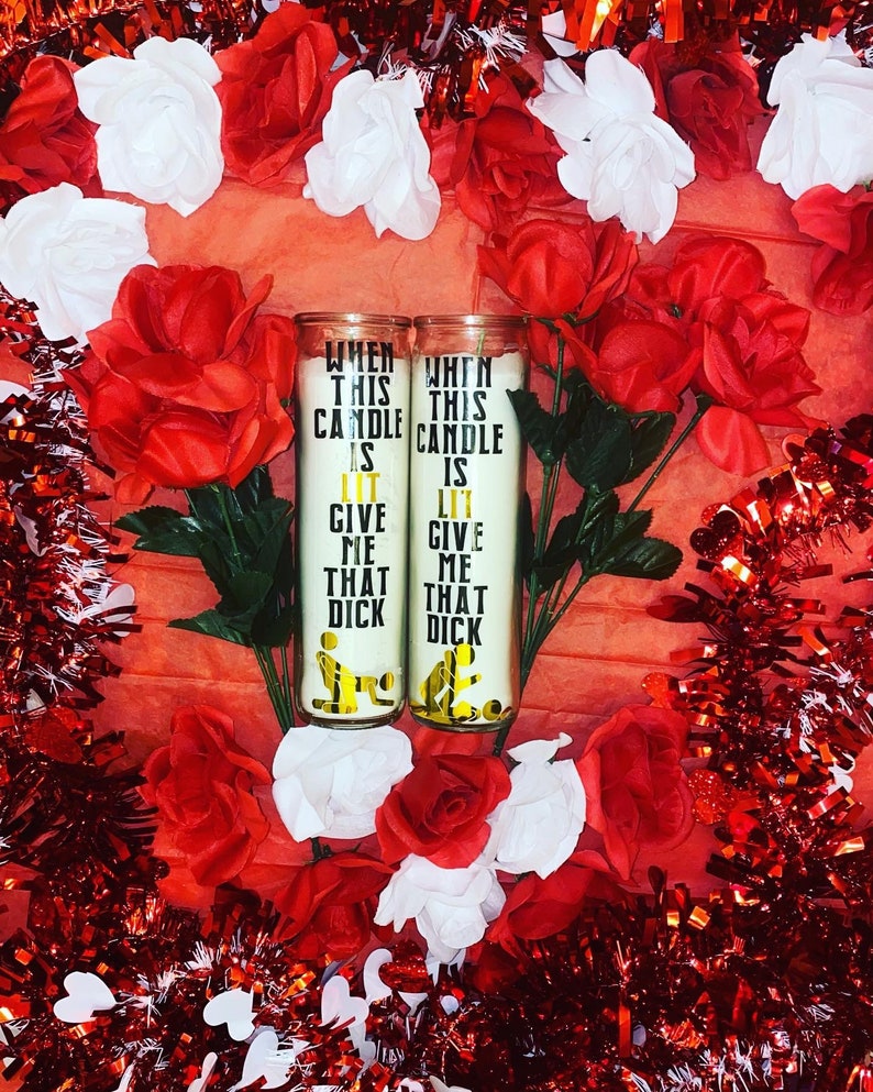 When This Candle is Lit Give Me That Dick Candle Etsy