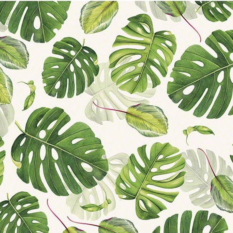 6 Sheets Luxury Italian Decorative Paper Craft Paper : Foglie Tropicali Wrapping Paper Gift Wrap
