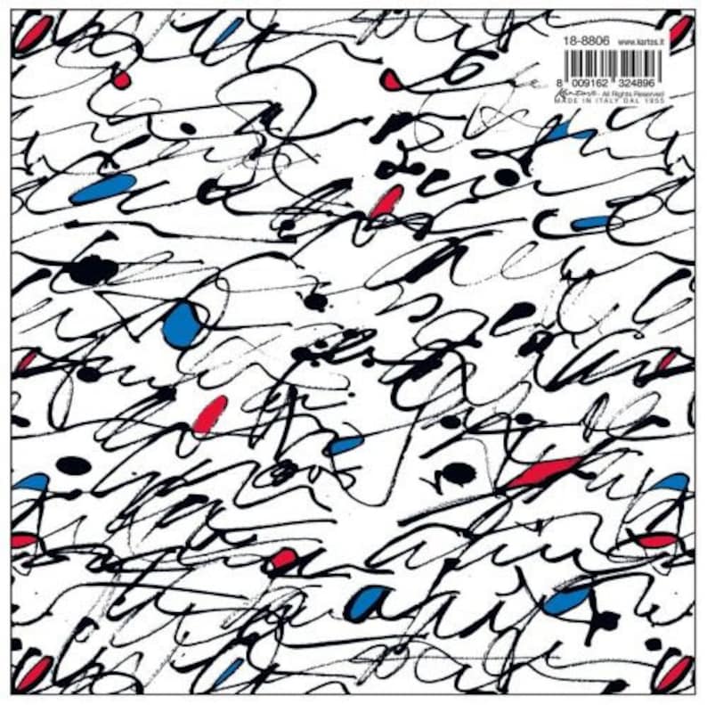 Decorative Paper- Wrapping Paper Craft Paper : Modern Handwriting 6 Sheets Gift Wrap